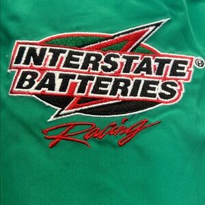 NWT Vintage Bobby Labonte NASCAR Interstate Batteries REVERSIBLE Windbreaker XXL